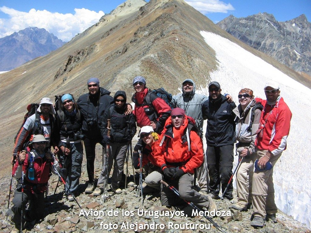 Trekking avión de los uruguayos